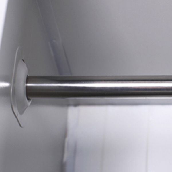 Armoire blanche moderne en métal pour armoire finale mate à la maison avec porte à charnière