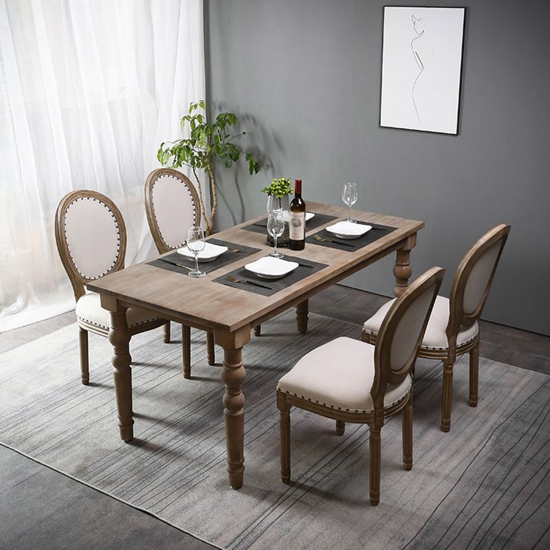 Medieval Modern Pine Wood Table Rectangle Indoor Old Table with 4 Legs Clearhalo ' dining_table' 'Dining Tables & Seating' 'Dining Tables' 'furn' 'furn_dining_table' 'Furniture' 'furniture_dining_table' 'Kitchen & Dining Furniture' 'kitchen&dining_furn' 'kitchen' 'kitchen_dining_table' 1200x1200_3d5a71d0-7d70-4520-8f42-7dae6ea14bdc