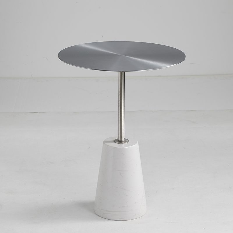 Tavolo da tavolo da golf di piedistallo contemporaneo Tavolo laterale per camera da letto