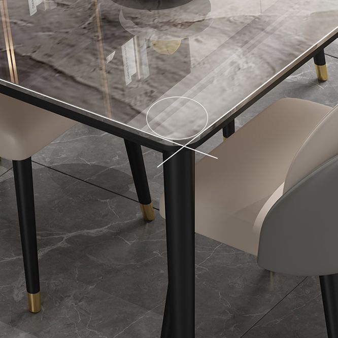 Contemporary 1/2/5/7 Pieces Furniture Stone Rectangle Dining Chairs Set for Home Clearhalo 'Dining Room Sets' 'Dining Tables & Seating' 'dining_room_set' 'furn' 'furn_dining_room_set' 'Furniture' 'Kitchen & Dining Furniture' 1200x1200_3d5d974e-1c55-42e5-b81f-8296e75eefb4