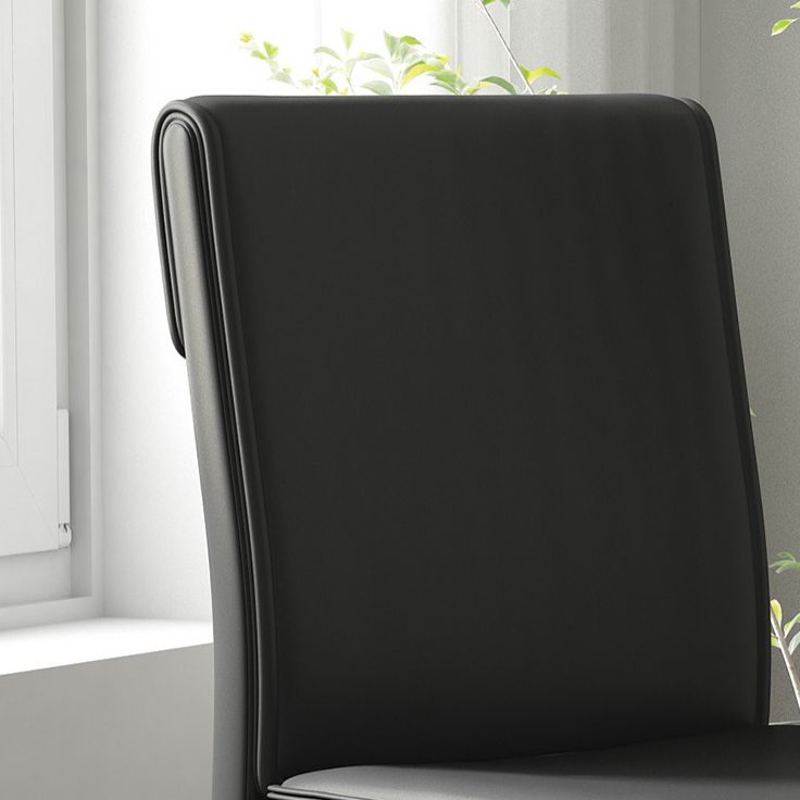 Küchenarmlose Metall -Esstühle Home Side Stuhl mit Polster