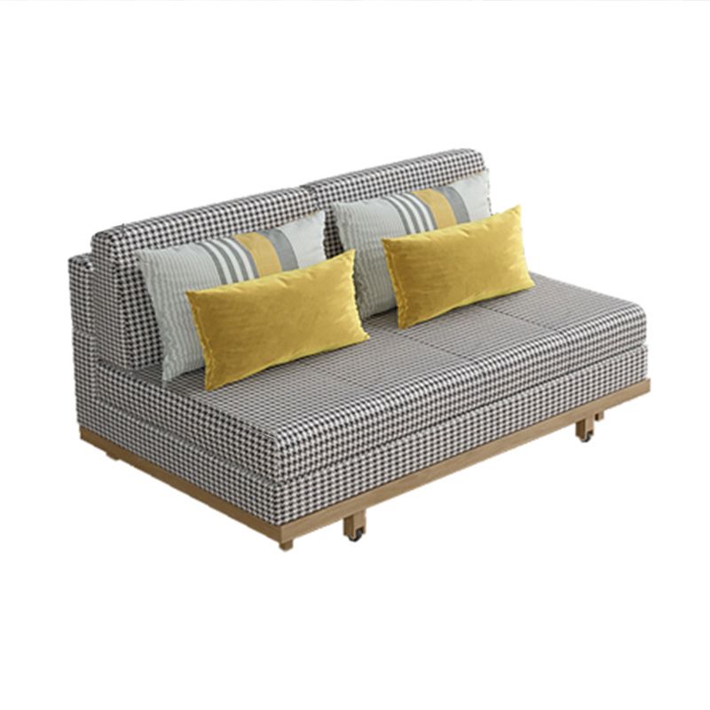 Divano per dormiente futon senza braccia contemporaneo divano letto per dormiente futon grigio