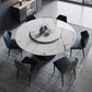Contemporary Stone Round Dining Set 1/4/7/11 Pieces Turntable Dining Furniture for Home Clearhalo 'Dining Room Sets' 'Dining Tables & Seating' 'dining_room_set' 'furn' 'furn_dining_room_set' 'Furniture' 'Kitchen & Dining Furniture' 1200x1200_3d63926d-a89b-4e64-a559-e672f5e4e88a