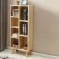 Standard Wooden Bookcase Modern Natural Bookshelf with Shelves