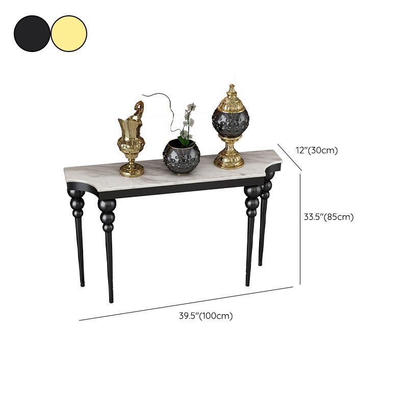 Tabella della console contemporanea di forma libera da divano di divano console in pietra