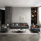 Upscale Grey Sofa with Four Legs Leather Sofa Living Room Seating Clearhalo 'furn' 'furn_sofas' 'Furniture' 'Living Room Furniture' 'Sofa' 'sofas' 1200x1200_3d674f45-5968-4e13-862c-e2a5c030d400