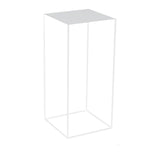 21.6"/29.5" Mid-Century Metal Square Top Side Table Frame End Table