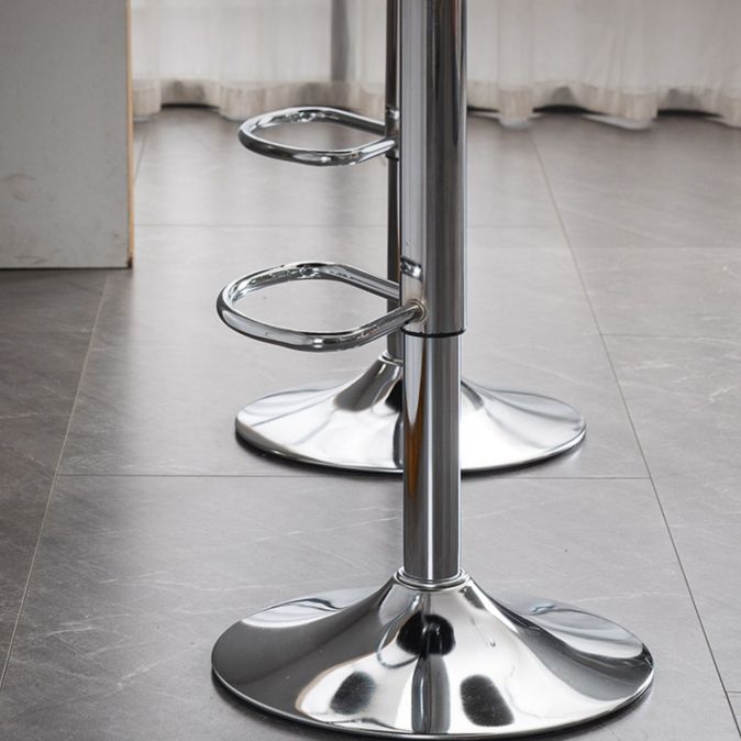 Sgabelli da bar in tessuto industriale sgabello da bar ad altezza regolabile girevole con poggiapiedi
