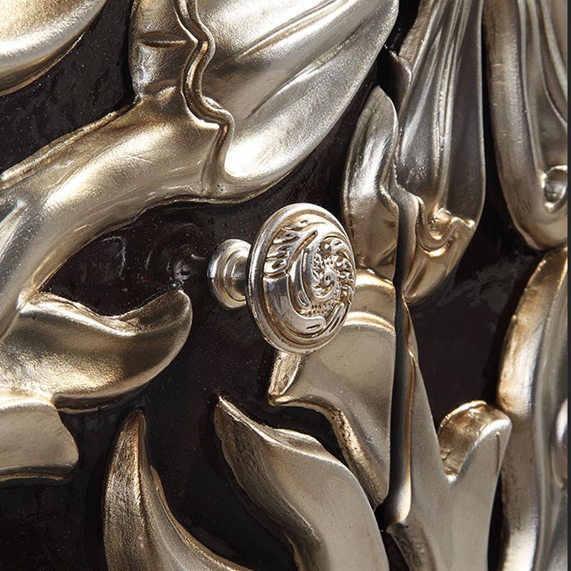 Glam -stijl verstelbare rekken sideboard houten kasten buffettafel