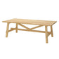 Simple Solid Wood Rectangle Shape Dining Table Khaki Standard Dining Table with Trestle Base Clearhalo ' dining_table' 'Dining Tables & Seating' 'Dining Tables' 'furn' 'furn_dining_table' 'Furniture' 'furniture_dining_table' 'Kitchen & Dining Furniture' 'kitchen&dining_furn' 'kitchen' 'kitchen_dining_table' 1200x1200_3d6caaaa-7be7-4eb5-b677-0fe46b69da21