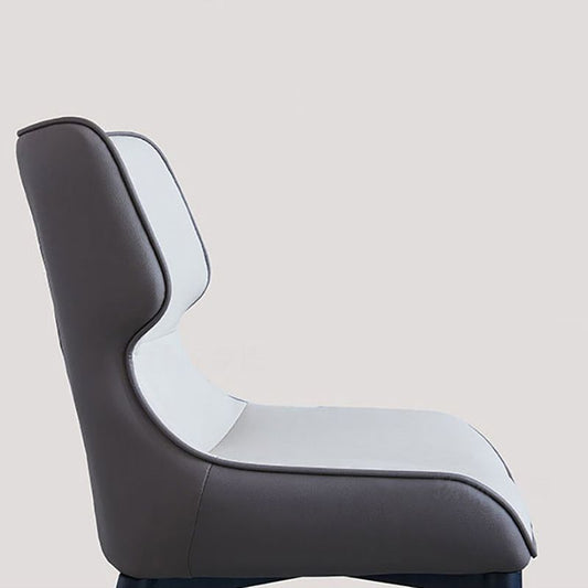 Indoor Industrial Arm Chair Wingback Metal Upholstered Dining Room Chair (Set of 2) Clearhalo ' kitchen&dining_furn' 'Dining Chairs' 'Dining Tables & Seating' 'dining_chair' 'furn' 'furn_dining_chair' 'Furniture' 'furniture_dining_chair' 'Kitchen & Dining Furniture' 'kitchen' 1200x1200_3d6e6a7a-5227-4693-b701-a06f8ddff7d6