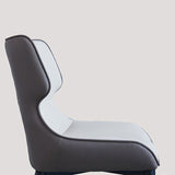 Indoor Industrial Arm Chair Wingback Metal Upholstered Dining Room Chair (Set of 2) Clearhalo ' kitchen&dining_furn' 'Dining Chairs' 'Dining Tables & Seating' 'dining_chair' 'furn' 'furn_dining_chair' 'Furniture' 'furniture_dining_chair' 'Kitchen & Dining Furniture' 'kitchen' 1200x1200_3d6e6a7a-5227-4693-b701-a06f8ddff7d6