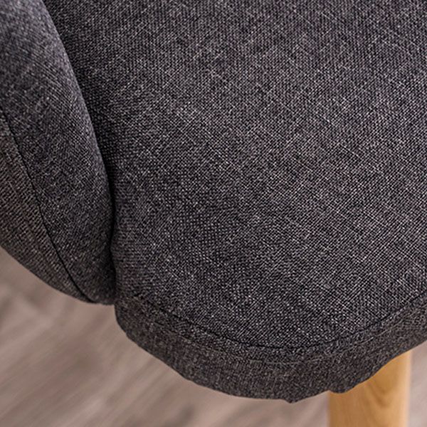 Modern Style Wood Arm Chair Upholstered Fabric Dining Side Chair 19.6"x19.6"x29.9" Clearhalo 'Dining Chairs' 'Dining Tables & Seating' 'dining_chair' 'furn' 'furn_dining_chair' 'Furniture' 'furniture_dining_chair' 'Kitchen & Dining Furniture' 1200x1200_3d6eda70-a674-495d-843a-0ce7f8ebd22b