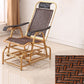 Rocker moderne en osier tissé Rope pliable et fauteuil inclinable résistant aux intempéries