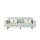 Scandinavian Seating Living Room Square Arm Biscuit Back Standard Settee Clearhalo 'furn' 'furn_sofas' 'Furniture' 'Living Room Furniture' 'Sofa' 'sofas' 1200x1200_3d738d11-57a1-41d2-a946-3f70a2371387