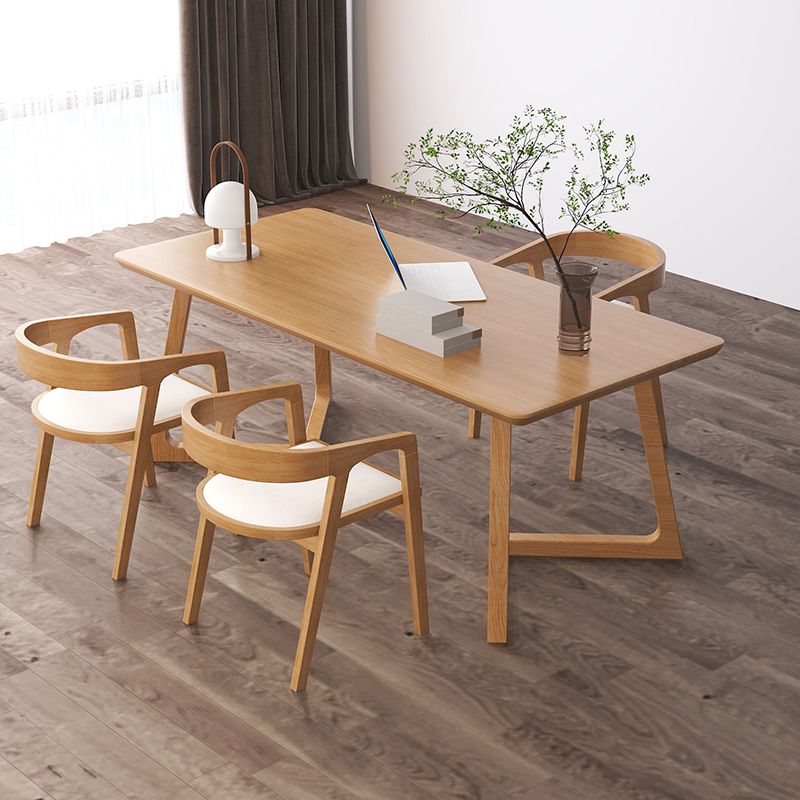 Modern Style Writing Desk Wooden Rectangular Office Desk for Home Clearhalo 'furn' 'furn_office_desk' 'Furniture' 'Office Desks' 'Office Furniture' 'office_desk' 1200x1200_3d767b92-c70f-491e-805a-39d443d58c58