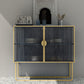 Glam Glam Glam Glam da 35,5 "Herver server a buffet di vetro con spazio per la sala da pranzo