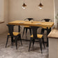 Dining Room Solid Wood Dining Table Rectangle Industrial Dinner Table Clearhalo 'Dining Tables & Seating' 'Dining Tables' 'dining_table' 'furn' 'furn_dining_table' 'Furniture' 'Kitchen & Dining Furniture' 1200x1200_3d77e8a3-3f64-49a0-809a-e3f736d2812f