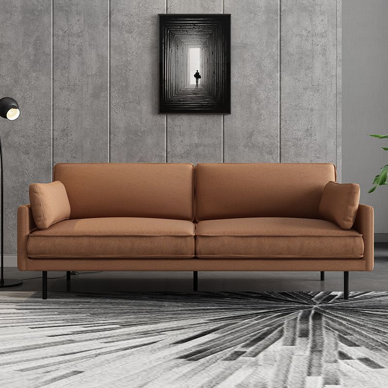 Square Arm Sofa Pure Color Latex Filled Sofa for Home Apartment Clearhalo 'furn' 'furn_sofas' 'Furniture' 'furniture_sofas' 'kitchen' 'kitchen_sofas' 'Living Room Furniture' 'Sofa' 'sofas' 1200x1200_3d784592-3d15-4303-b42c-b864c1ce3af8