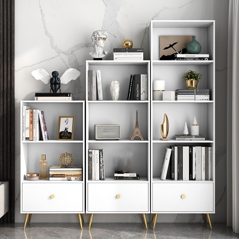 Contemporary Engineered Wood Bookcase Closed Back Standard Bookshelf Clearhalo 'Bookcases' 'furn' 'furn_bookcases' 'Furniture' 'Office Furniture' 1200x1200_3d787b7b-9647-4913-884a-7e95faf66c35