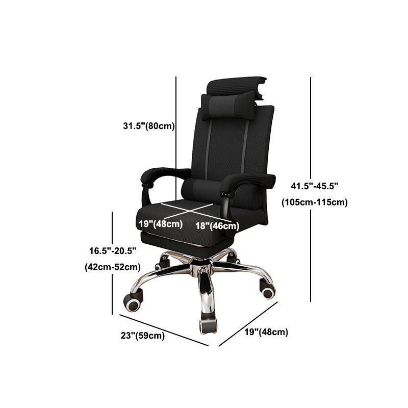 Ergonomischer gepolsterter Aufgabe Vorsitzender moderner Home Office Chair mit Rädern