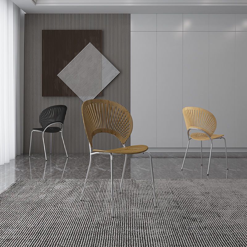 Industrial Home Wood Side Chair Matte Finish Open Back Dining Chair (Set of 2) Clearhalo ' kitchen&dining_furn' 'Dining Chairs' 'Dining Tables & Seating' 'dining_chair' 'Furniture' 'furniture_dining_chair' 'Kitchen & Dining Furniture' 'kitchen' 1200x1200_3d7bfac9-b505-4c47-8245-53eb1aa4f76a