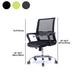 Modern Wheels Arm Chair Microfiber Conference Mid-Back Swivel Chair Clearhalo 'furn' 'furn_office_chair' 'Furniture' 'Office Chairs' 'Office Furniture' 'office_chair' 1200x1200_3d7bfbad-b336-49c9-a6f6-0443caa0e49c