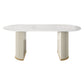 Oval Sintered Stone Top Dining Table Modern Table in White with Double Pedestal Clearhalo ' dining_table' 'Dining Tables & Seating' 'Dining Tables' 'furn' 'furn_dining_table' 'Furniture' 'furniture_dining_table' 'Kitchen & Dining Furniture' 'kitchen&dining_furn' 'kitchen' 'kitchen_dining_table' 1200x1200_3d7e15dd-f559-453d-981d-494447a004b0