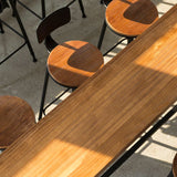 Metal Dining Stools Contemporary Armless Bar Stools with Footrest