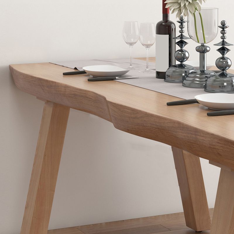 Moderno 1/5/6 pezzi set da pranzo tavolo da pranzo in legno di pino rettangolo per cucina