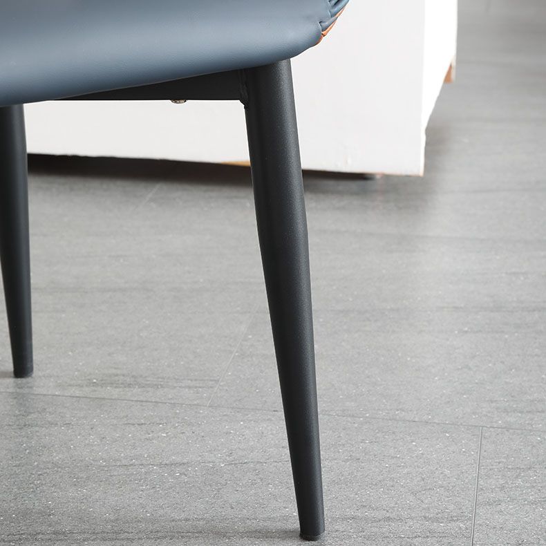 Sillas laterales de ala de ala sin brazo de estilo industrial silla lateral falsa