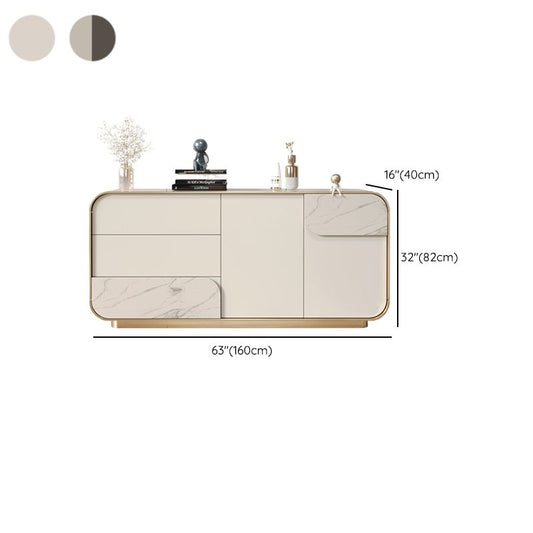 Armadietto contemporaneo di sideboard con cassetti del tavolo di sideboard in legno