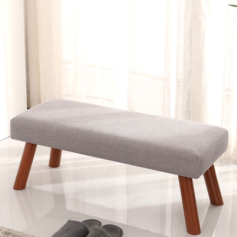 Contemporary Scratch Resistant Ottoman Rectangle Green Pine Wood Cube