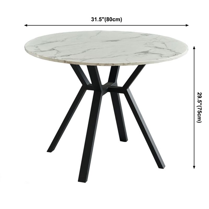 Round Marble White Dining Table Simplicity 4 Legs Table for Dining Room Clearhalo ' dining_table' 'Dining Tables & Seating' 'Dining Tables' 'furn' 'furn_dining_table' 'Furniture' 'furniture_dining_table' 'Kitchen & Dining Furniture' 'kitchen&dining_furn' 'kitchen' 'kitchen_dining_table' 1200x1200_3d87bd5a-7e0d-48a0-bd20-253d6b1b8044