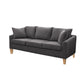 27" Wide Contemporary Sofa Fabric 3 Seater Pillows Cushions Seating Clearhalo 'furn' 'furn_sofas' 'Furniture' 'Living Room Furniture' 'Sofa' 'sofas' 1200x1200_3d894748-cafe-40ba-92ea-5cc4bb31e4cc