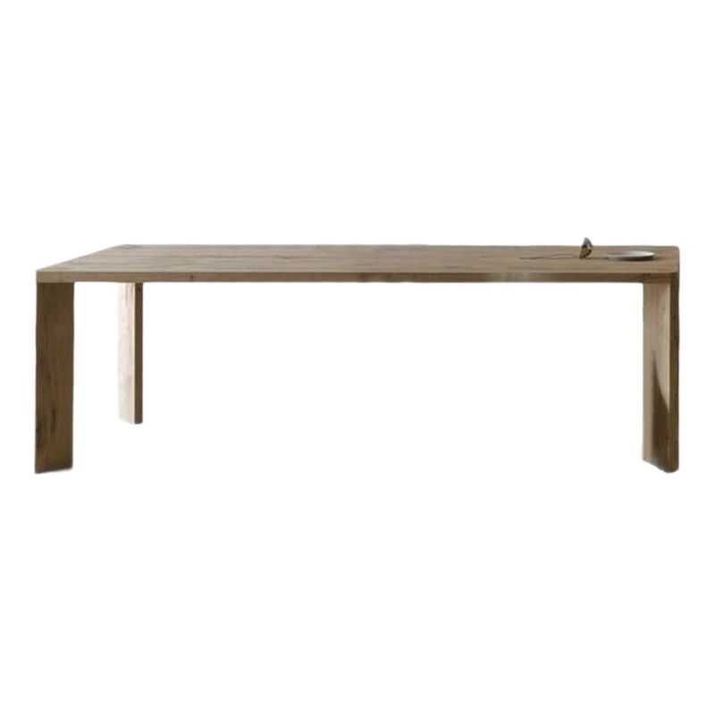 Solid Wood Modern Rectangle Table Wood Top Dining Table with 4 Legs Clearhalo ' dining_table' 'Dining Tables & Seating' 'Dining Tables' 'furn' 'furn_dining_table' 'Furniture' 'furniture_dining_table' 'Kitchen & Dining Furniture' 'kitchen&dining_furn' 'kitchen' 'kitchen_dining_table' 1200x1200_3d8b5af7-8f1c-4e0d-b35a-48b45fb679fd