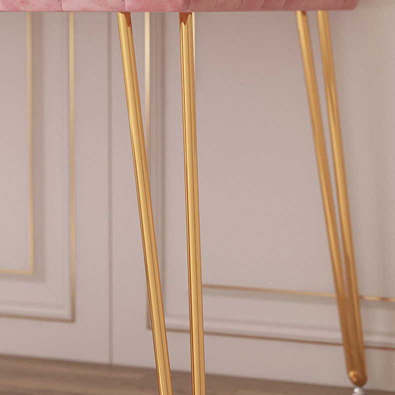 Metal Dressing Table with 2 Storage Drawers Stone Top Make-up Vanity