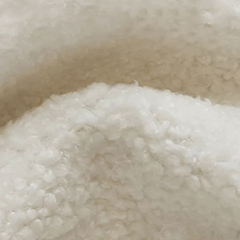 Square Arm Wool Sofa Modern Style 1/2/3-Seater Sofa in White