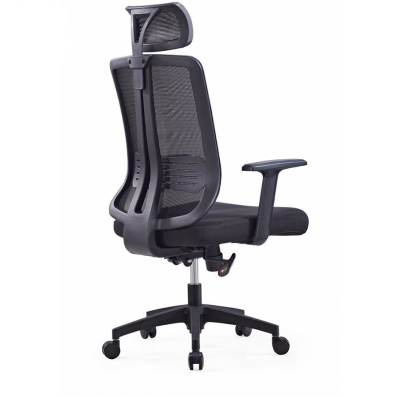 Contemporary Mesh Office Desk Chair High Back Black Office Chair with Arms Clearhalo 'furn' 'furn_office_chair' 'Furniture' 'Office Chairs' 'Office Furniture' 'office_chair' 1200x1200_3d903f6f-520b-4d4c-9a2c-78d72a0fb890