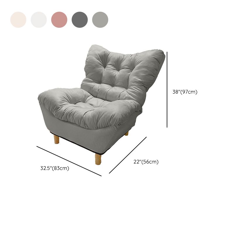 Recliner Recliner Presentata Solid Color Scandinavo Recliner Standard