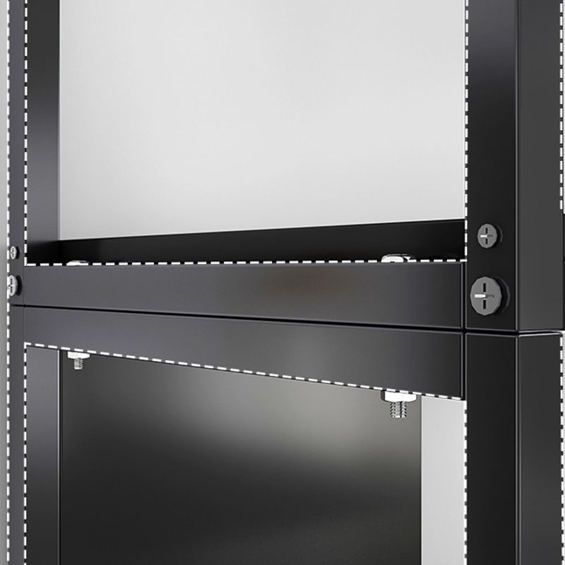 Industrial Metal Etagere Bookcase Open Back Bookshelf for Home Office Clearhalo 'Bookcases' 'Furniture' 'furniture_bookcases' 'kitchen' 'kitchen_bookcases' 'Living Room Furniture' 'Office Furniture' 1200x1200_3d91ca11-27d2-4502-b1eb-915a92af7c76