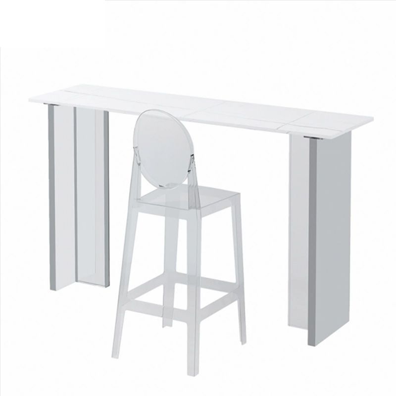 Set di tavoli da bar in pietra sinterizzato 1/3 pezzi per sala da pranzo in cucina