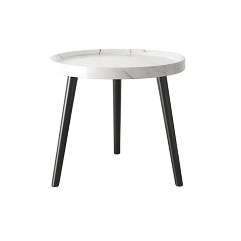 Imitatoon en bois Imitatoon Table de nuit ronde 18 pouces H table de nuit avec jambes