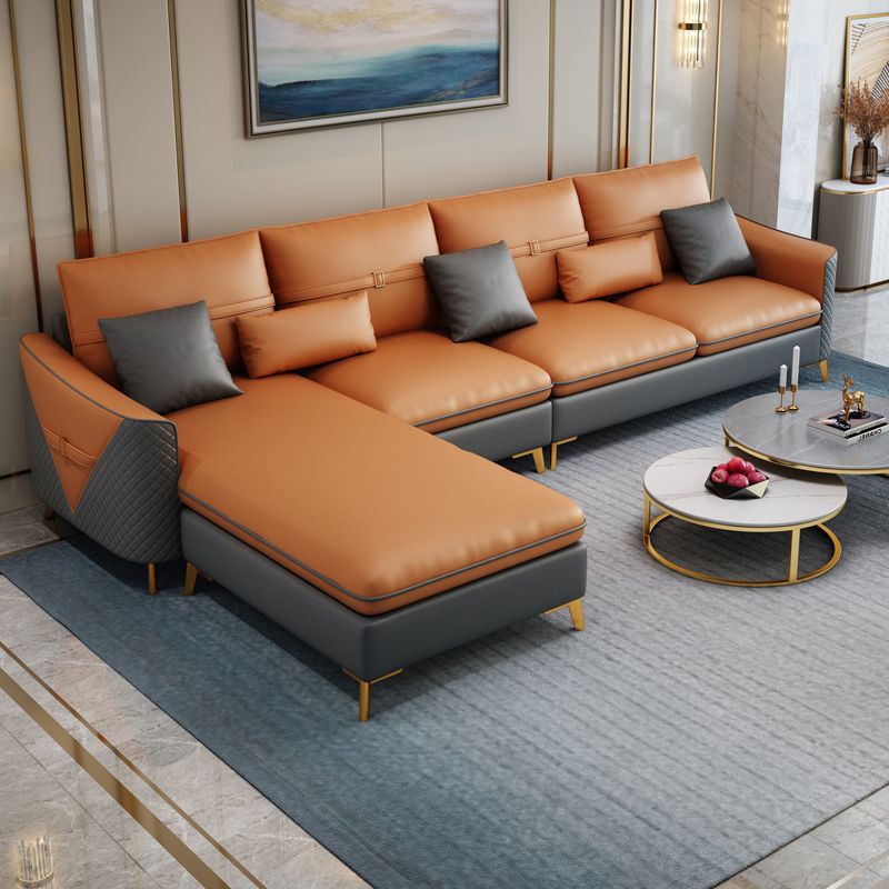 34,64 "H FAUX CUIR SOFFRAGE ÉVALABLE SOFA et chaise pour le salon