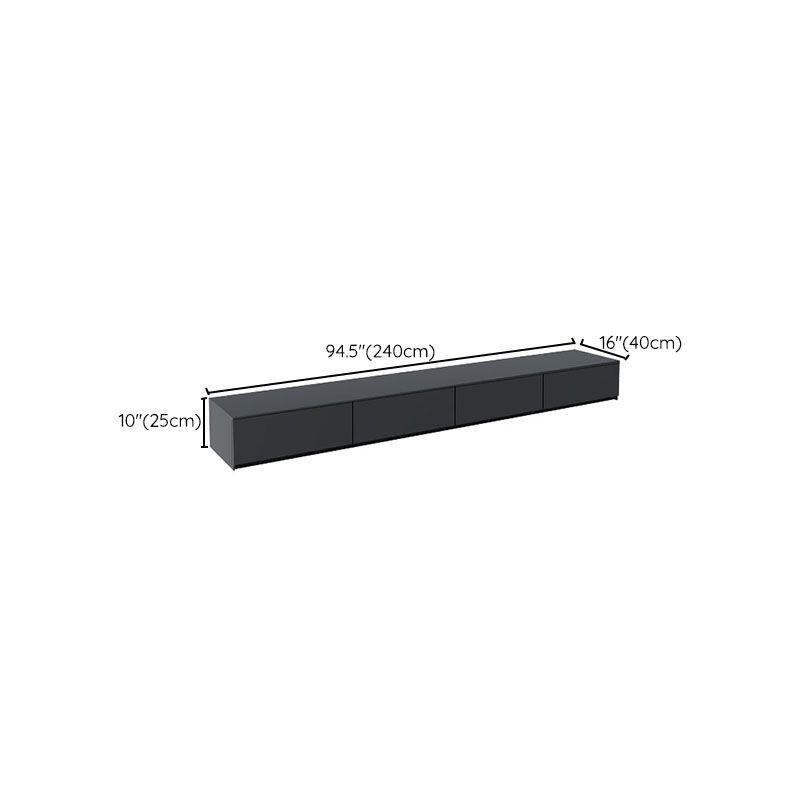 Contemporary TV Stand Console Black Stone Media Console with Drawers Clearhalo 'furn' 'furn_tv_stands_entertainment_centers' 'Furniture' 'Living Room Furniture' 'TV Stands & Entertainment Centers' 'TV Stands & Media Storage Furniture' 'tv_stands_entertainment_centers' 1200x1200_3d99fb60-b31d-4410-93d1-f2ead860c0de