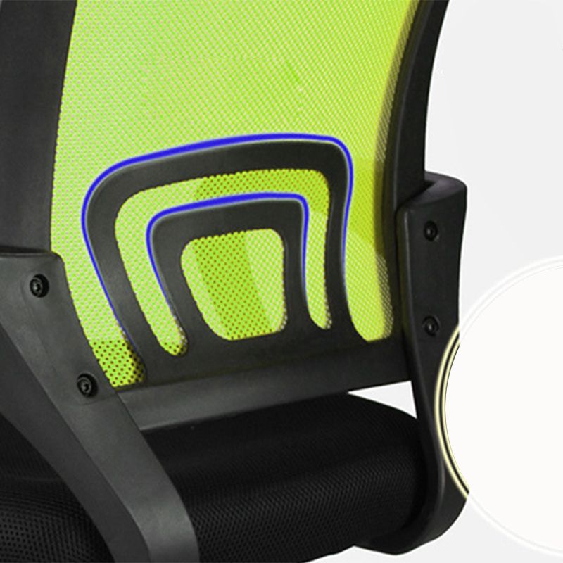 Modern Steel Desk Chair Mid Back Home Office Chair with Wheels Clearhalo 'furn' 'furn_office_chair' 'Furniture' 'Office Chairs' 'Office Furniture' 'office_chair' 1200x1200_3d9af437-066f-4885-b289-2edaddde0357