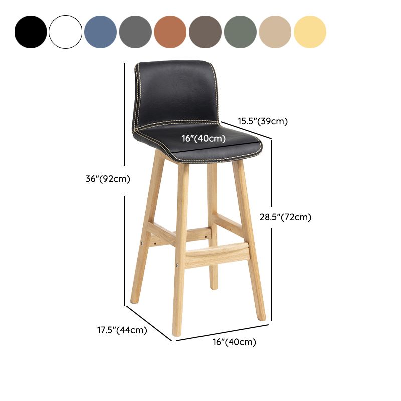 Scandinave Solid Wood Bar Taboule Back Rack Rack Counter Counter pour restaurant