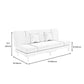 Modern Wood Legs Sofa 2/3 Seater Armless Convertible Sleeper Sofa Clearhalo 'Furniture' 'furniture_sofas' 'kitchen' 'kitchen_sofas' 'Living Room Furniture' 'Sofa' 'sofas' 1200x1200_3d9d0a10-dbc0-49cf-82f6-14db004b2752
