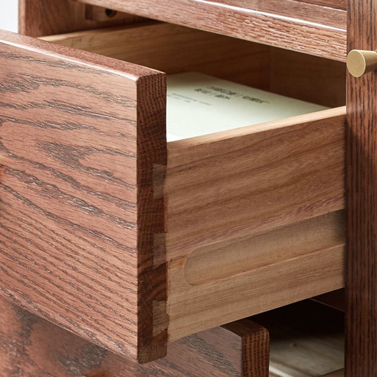 Soggiorno al soggiorno in vetro Accento standard in legno massiccio con ripiani