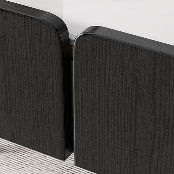 Glam Office Desk Antique Finish Computer Desk mit 2 Schubladen